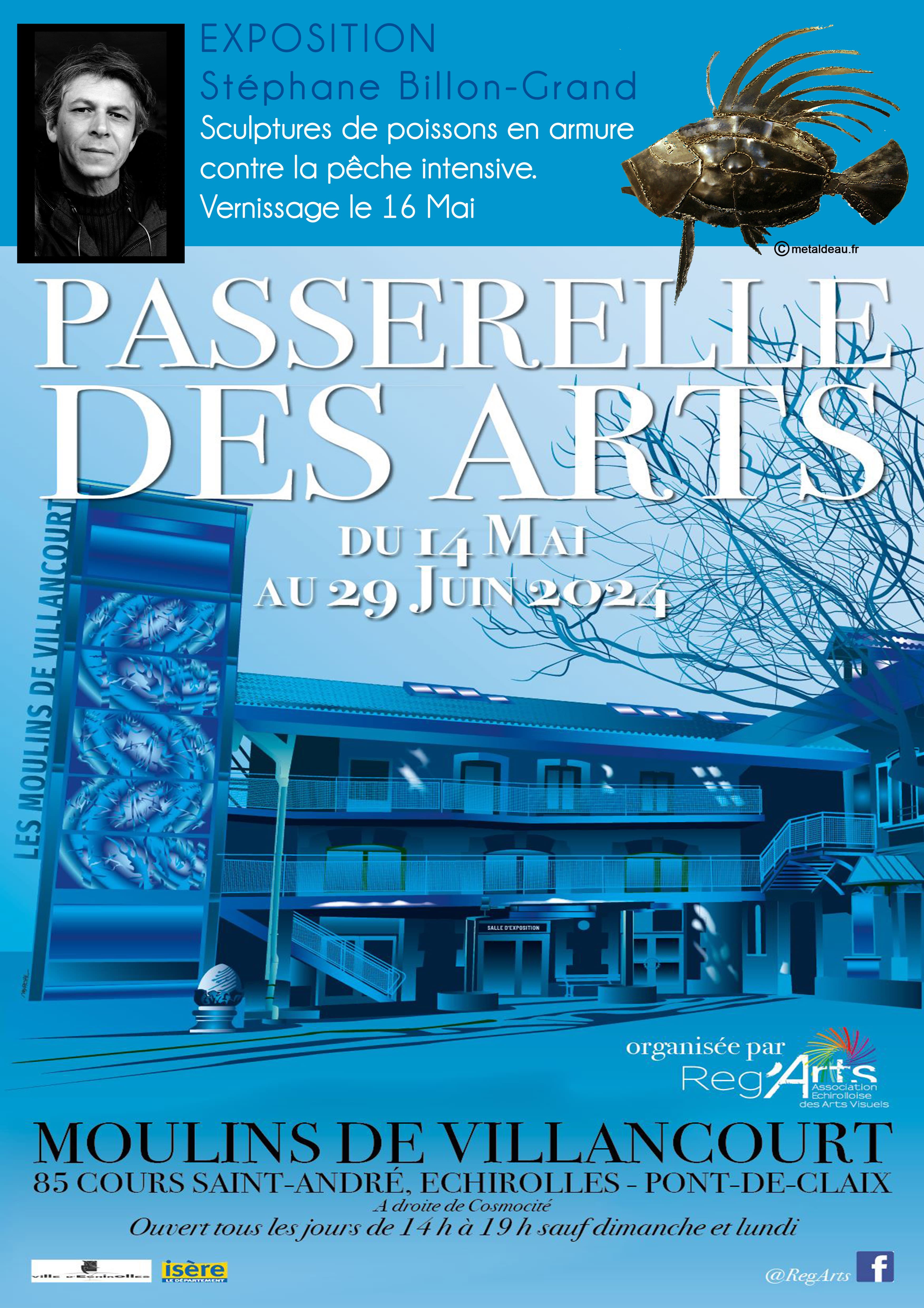 Passerelle des arts - Moulin de Villancourt